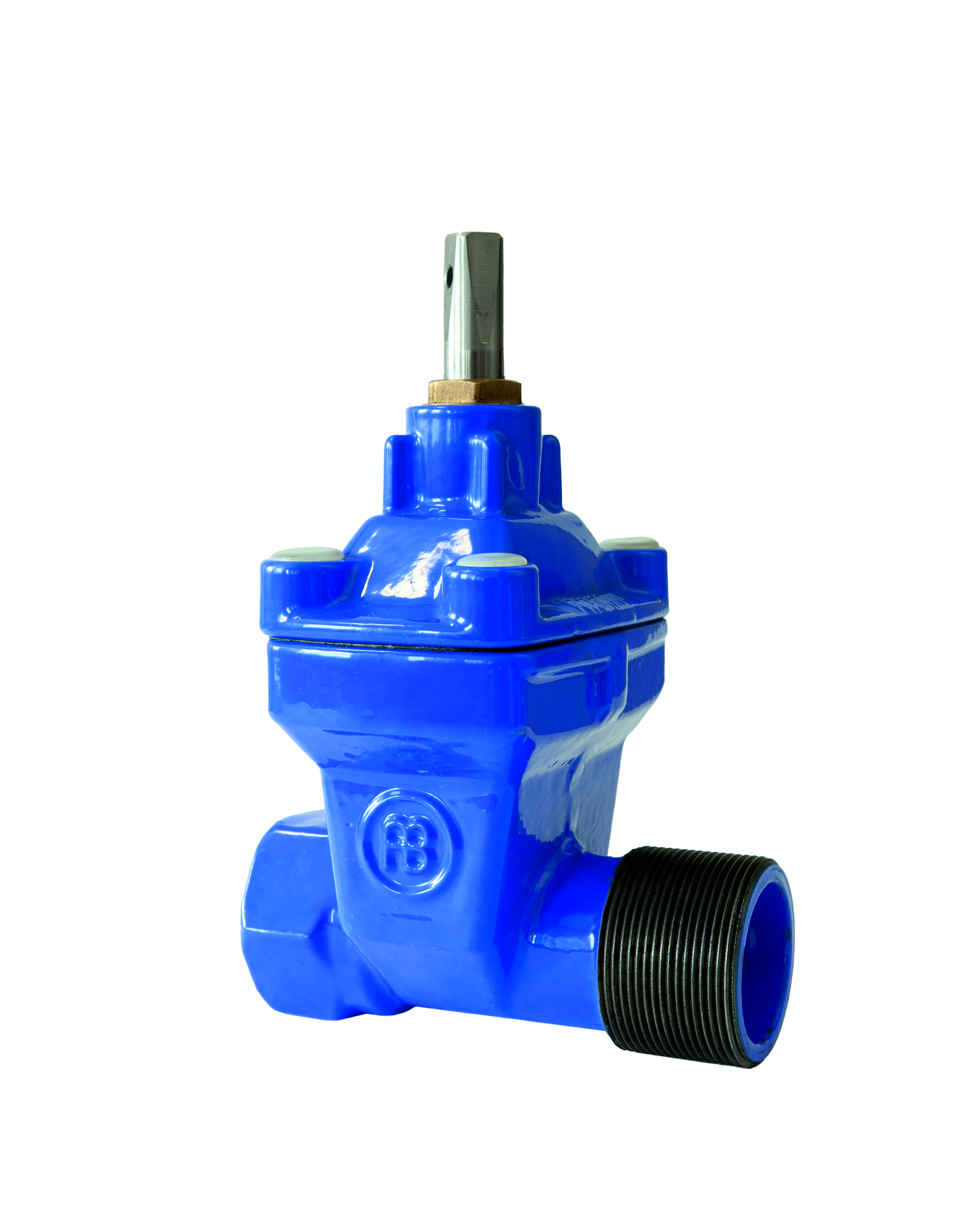 Zasuwa z gwintami wew. / zew. z miękkim uszczelnieniem