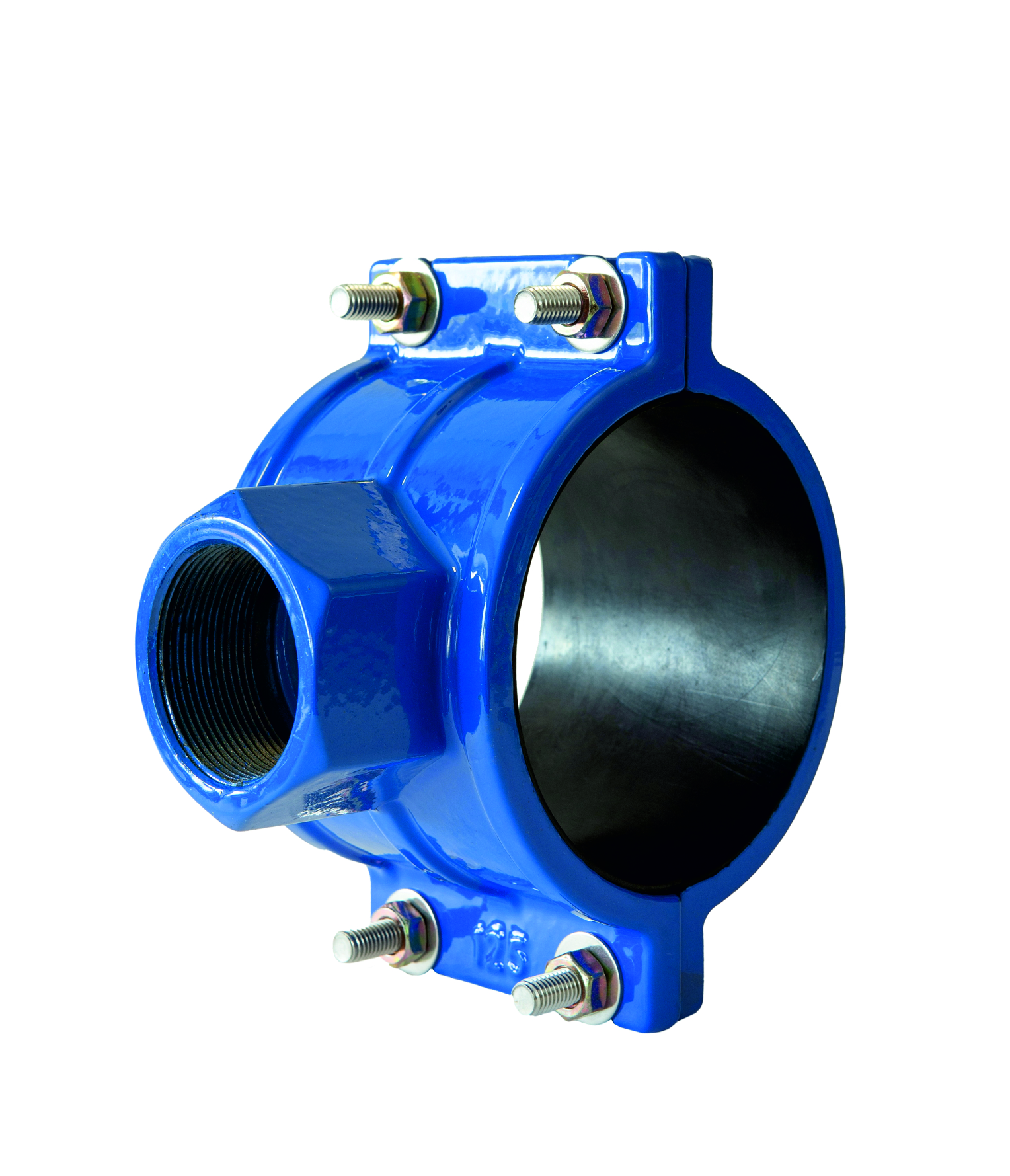 Obejma do zasuwy z gwintami